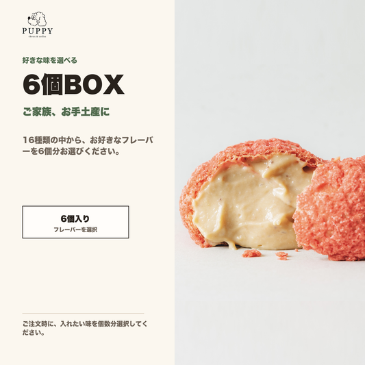冷凍プレミアムクッキーシュー/選べる6個アソート